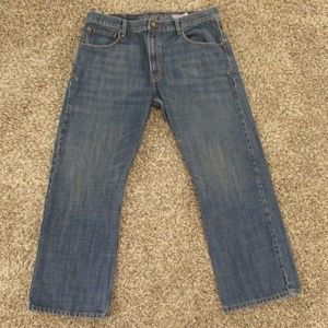 Levi's‎ Silvertab Jeans Men's 39x30 Dark Wash Boot Cut 100% Cotton Denim